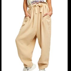 NWT Free People Double Cloth Harem Pant